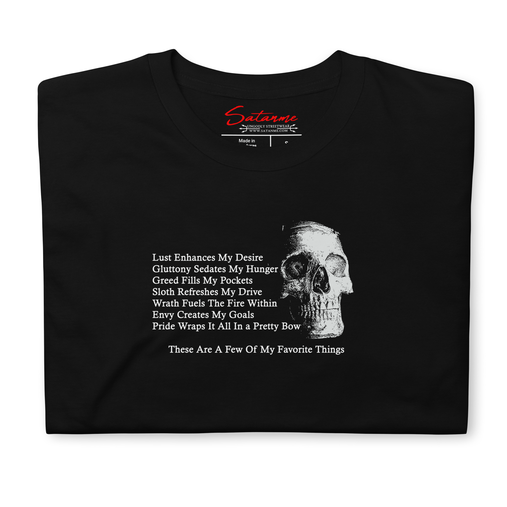 My Favorite Things Shirt - Satanme
