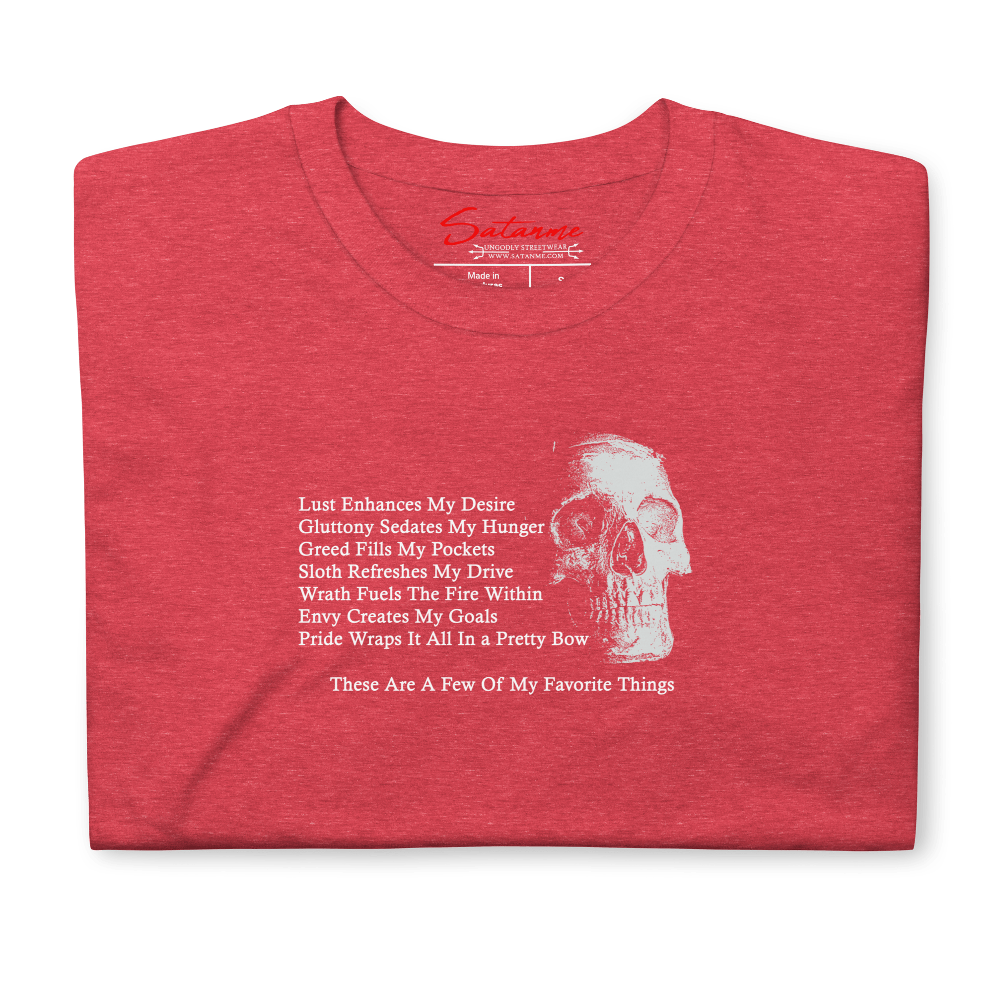 My Favorite Things Shirt - Satanme
