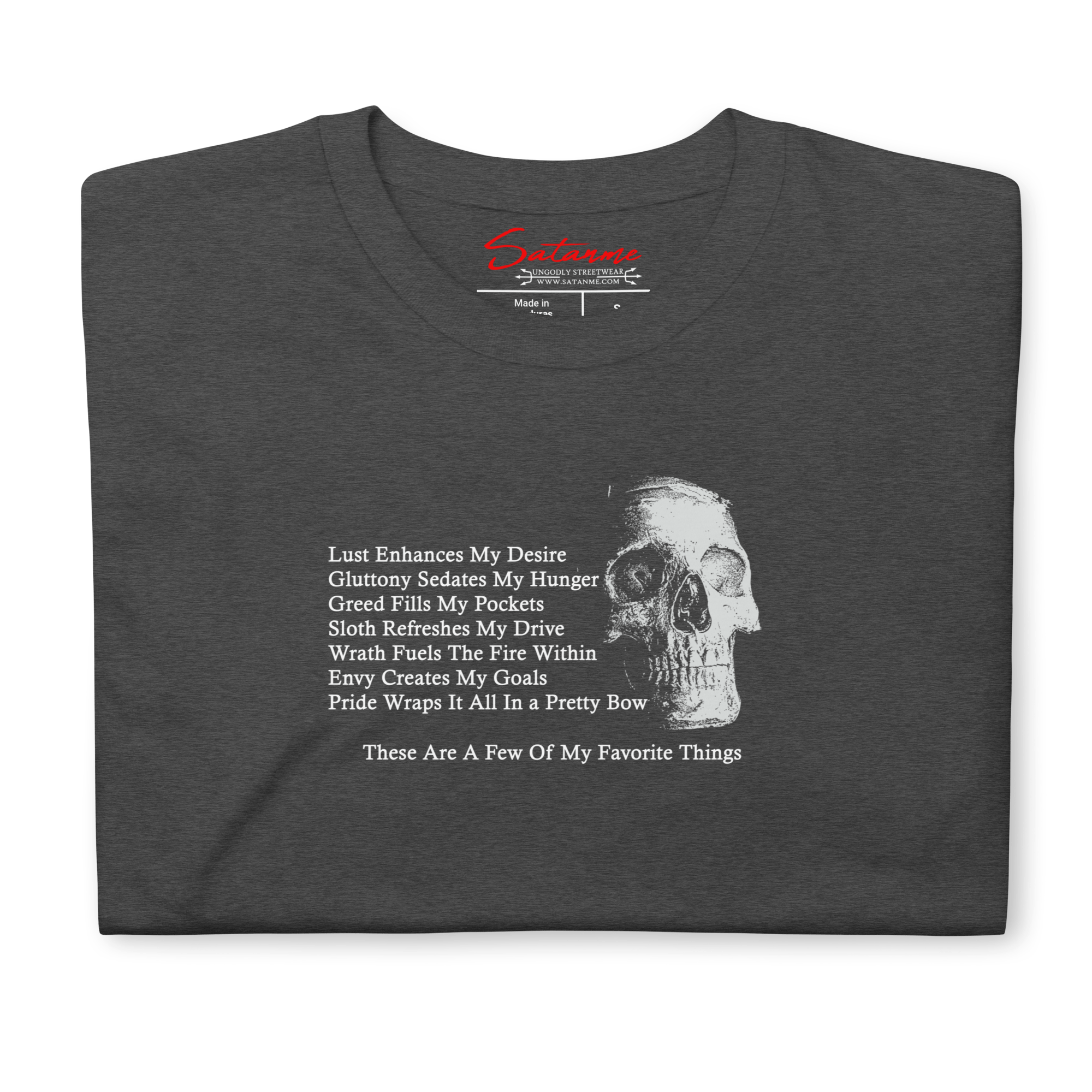 My Favorite Things Shirt - Satanme