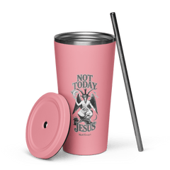 Not Today Jesus Insulated Tumbler - Satanme