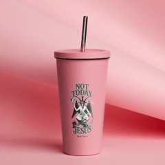 Not Today Jesus Insulated Tumbler - Satanme