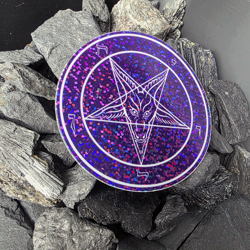 Plum Witchery - Chaos Sticker - Satanme