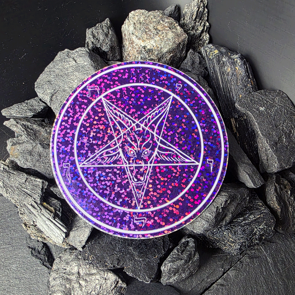 Plum Witchery - Chaos Sticker - Satanme