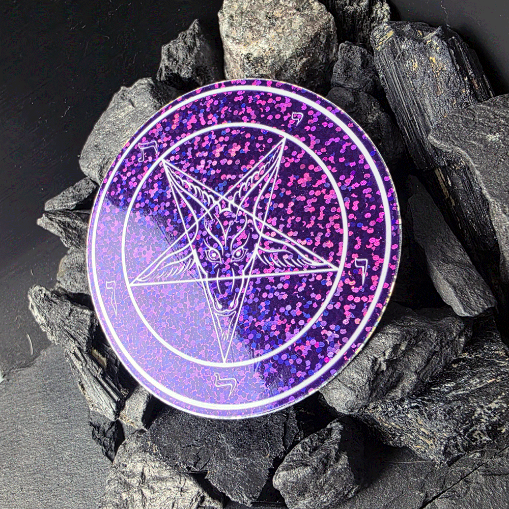Plum Witchery - Chaos Sticker - Satanme