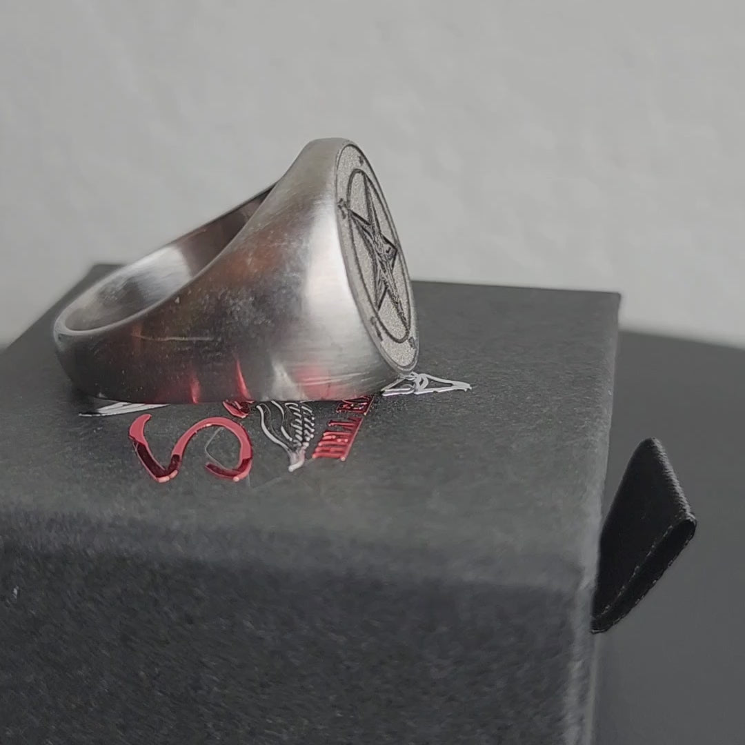 The Ghost Baphomet Ring