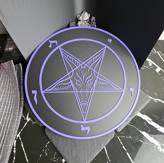 Dynamic 3D Abyssal Baphomet Plaque
