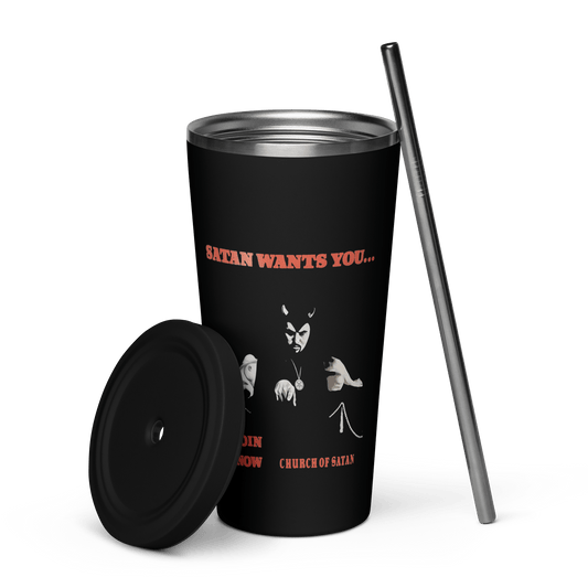Satan Wants You Insulated Tumbler - Satanme