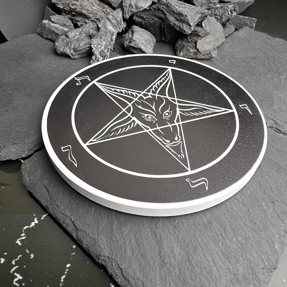 Satanme Ceramic Drink Coasters - Satanme