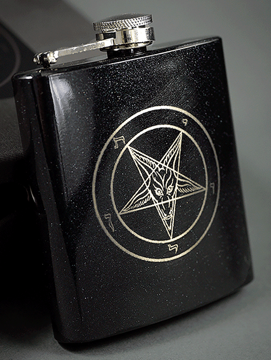 Sigil of Baphomet Flask Set - Satanme