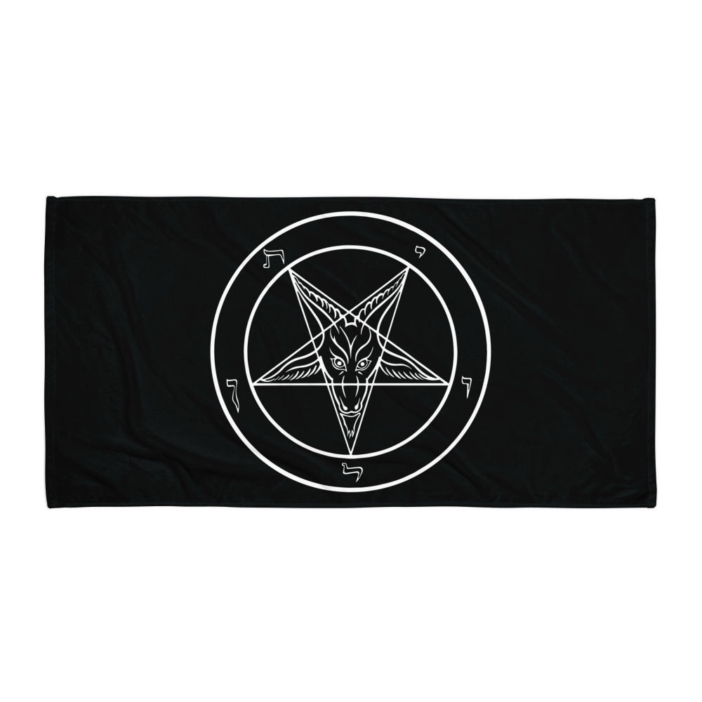 Sigil of Baphomet Ritual Towel - Satanme