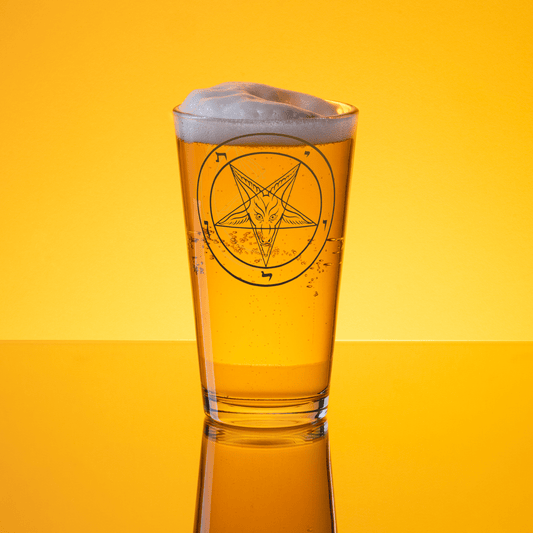 Sigil of Baphomet Shaker Pint Glass - Satanme