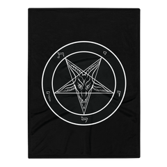 Sigil of Baphomet Throw Blanket - Satanme