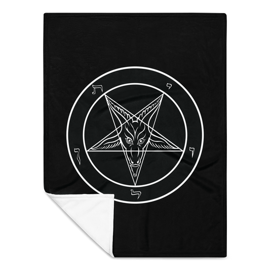 Sigil of Baphomet Throw Blanket - Satanme