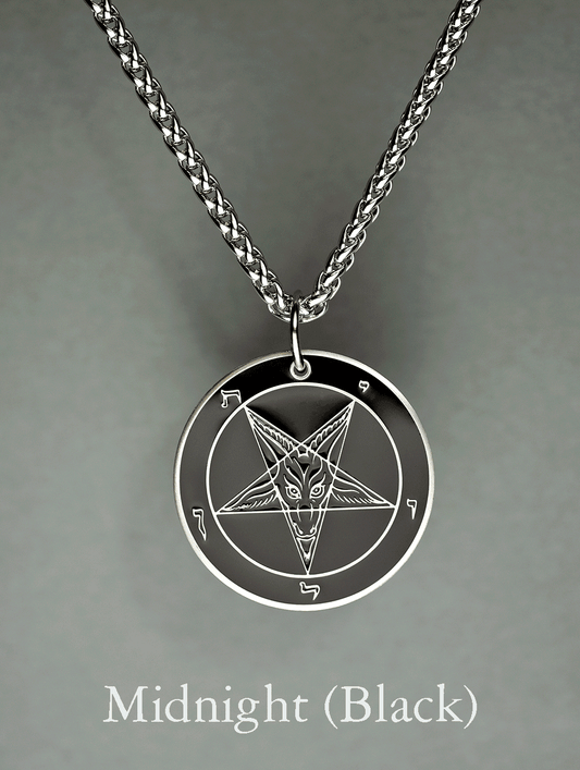 Baphomet Medallion - Hell Forged Steel - Satanme