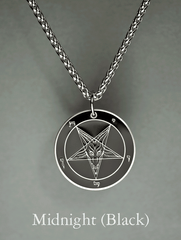 Baphomet Medallion - Hell Forged Steel