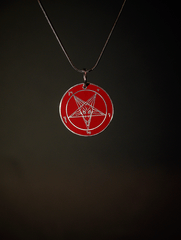 1" Baphomet Medallion - Hell Forged Steel