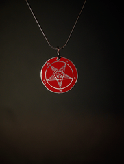 1 Inch Baphomet Medallion - Hell Forged Steel