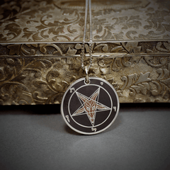 Evening Power - Baphomet Cloisonné Medallion