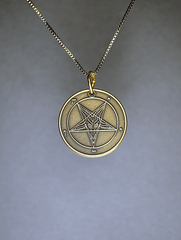 Harvest Moon - Baphomet Cloisonné Medallion