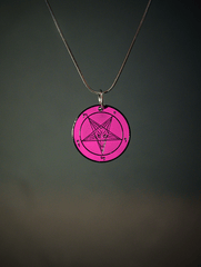 1" Baphomet Medallion - Hell Forged Steel