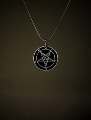 1" Baphomet Medallion - Hell Forged Steel