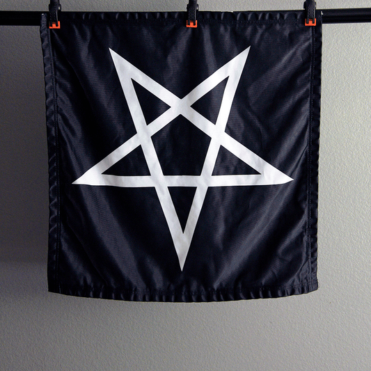 Inverted Pentagram Banner - Satanme
