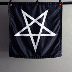Inverted Pentagram Banner - Satanme