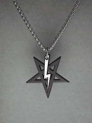 LaVey Sigil Medallion (Midnight Series) - Satanme