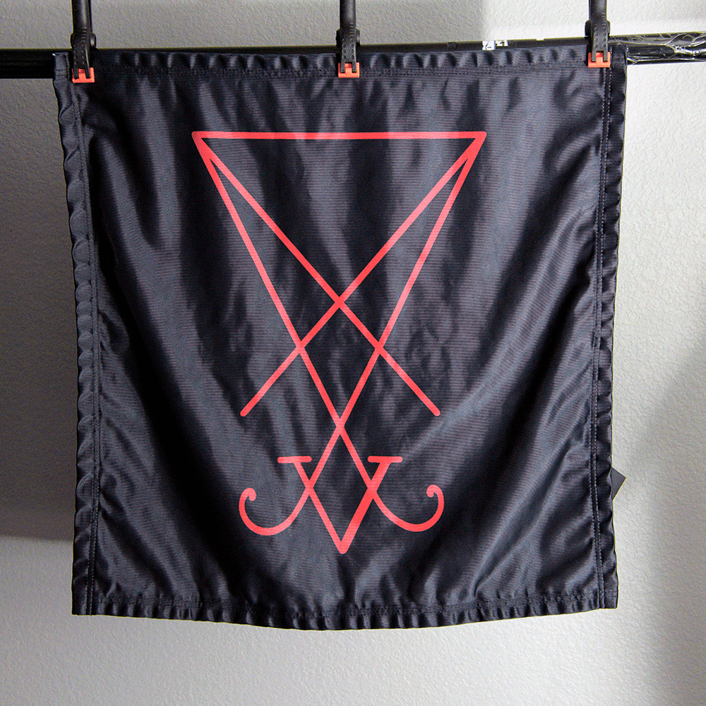 Lucifer Sigil Banner - Satanme