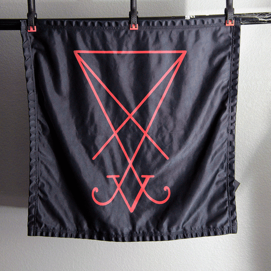 Lucifer Sigil Banner - Satanme