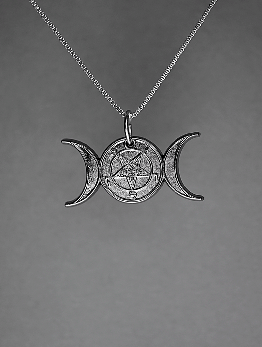 The Satanic Trinity - Cloisonné Medallion