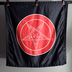 Satan's HellFire - Baphomet Banner - Satanme