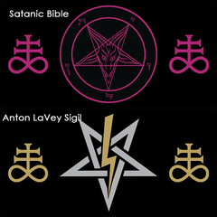 Curved HD Metal Baphomet Plaque - Satanme