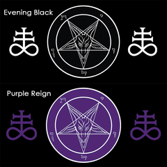 Curved HD Metal Baphomet Plaque - Satanme