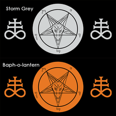 Curved HD Metal Baphomet Plaque - Satanme