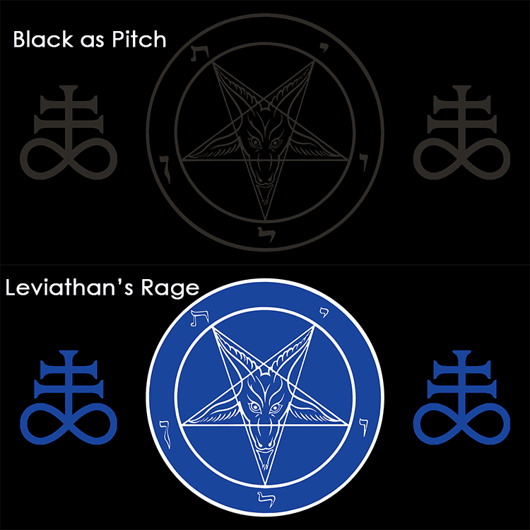 Curved HD Metal Baphomet Plaque - Satanme