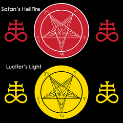 Curved HD Metal Baphomet Plaque - Satanme