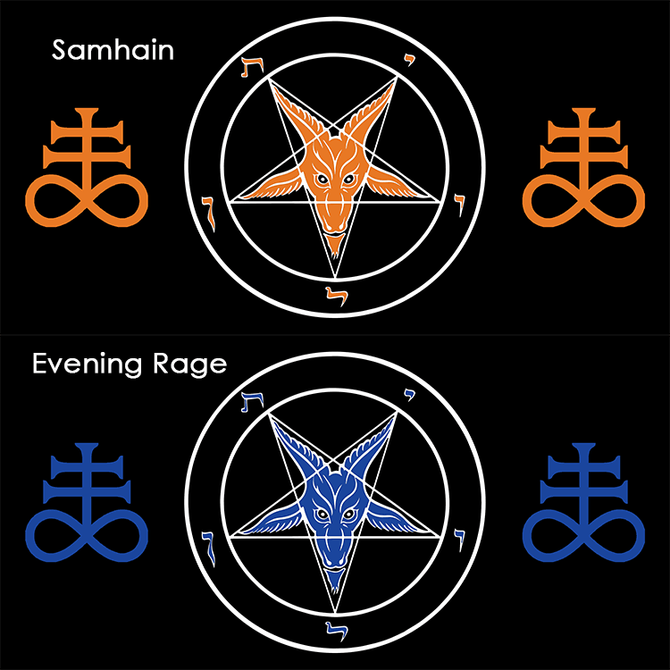 Curved HD Metal Baphomet Plaque - Satanme